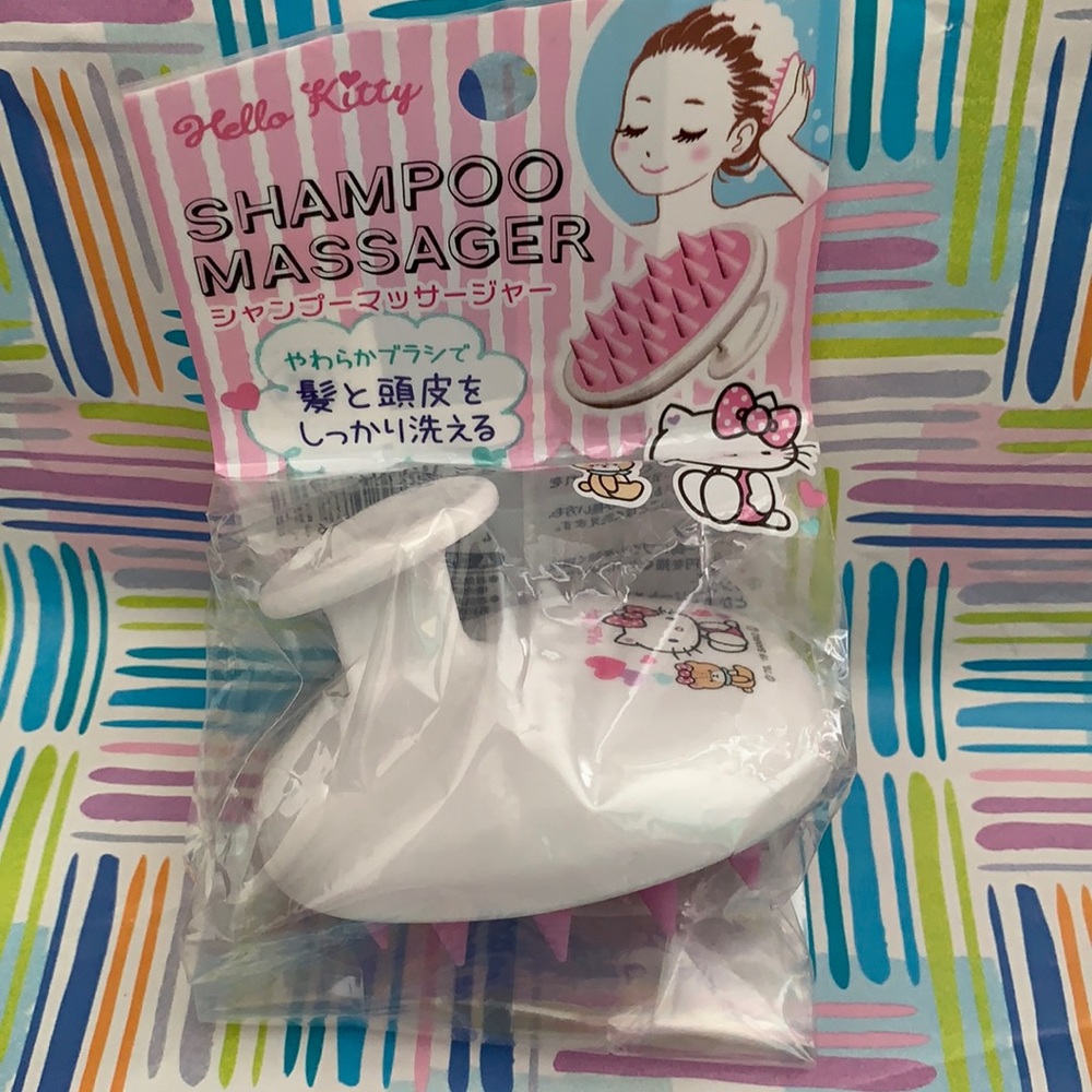 Hello kitty shampoo head massager